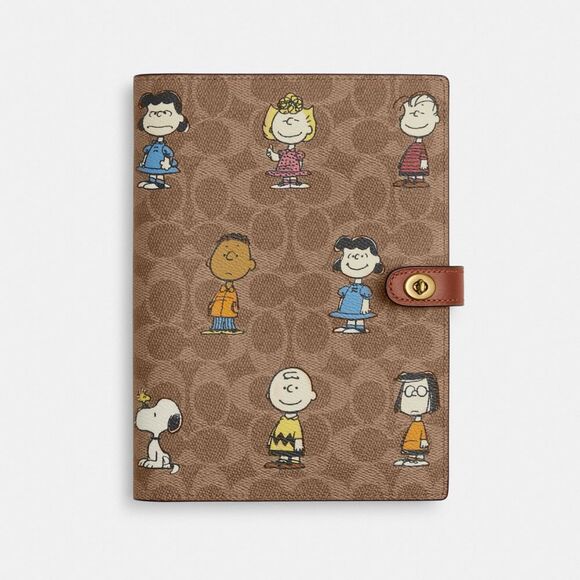 Coach | Office | Coach X Peanuts Notebook In Signature Canvas